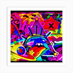 Psychedelic Trip Art Print