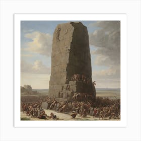 Battle Of The Sphinx Art Print