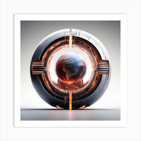 Futuristic World 9 Art Print