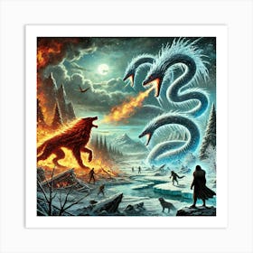 Episode 9 The Frost Descends Title Art Print