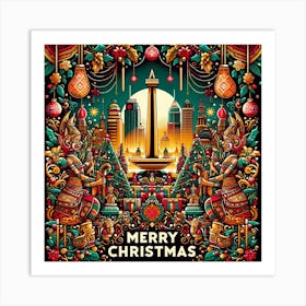 Christmas In Indonesia 1 Art Print