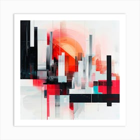 Abstract Cityscape 17 Art Print