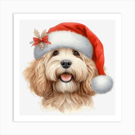 Santa Dog 14 Affiche