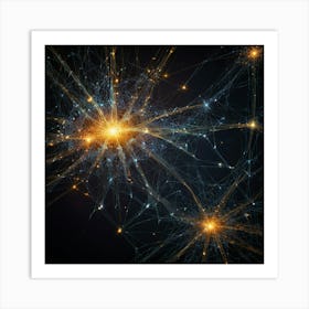 Neural Network 4 Art Print