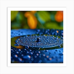 Raindrops On A Record Art Print