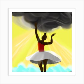 Dancer In The Sky Art Print