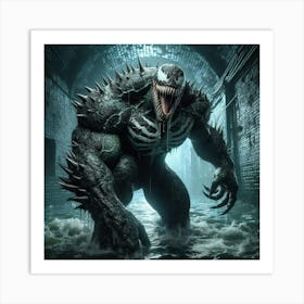 Croc venom 2 Art Print