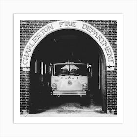 Charleston SC Fire Department Art Print