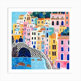 The Beauty of the Amalfi Coast Art Print