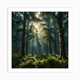 Fern Forest 4 Art Print