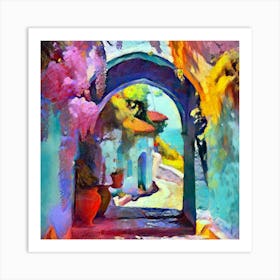 Moroccan Village 1 Art Print