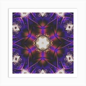 Purple Mandala 4 Art Print