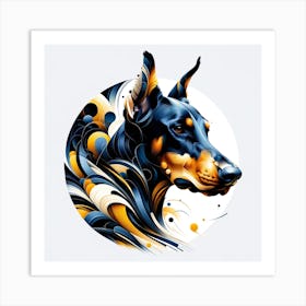 Doberman Pinscher 02 Art Print