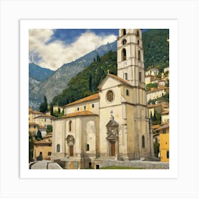 KIRCHE IN CASSONE GUSTAV KLIMT ART PRINT 1 Art Print