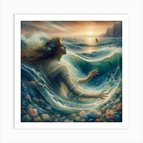 Mermaid 10 Art Print