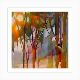 Ethereal Treescape Art Print