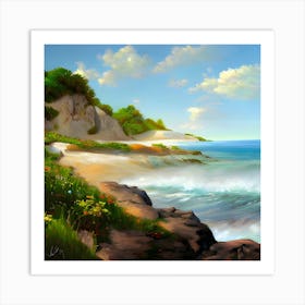 Landscape Painting 1 Art Print