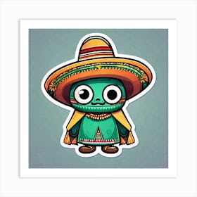 Mexican Sticker Art Print