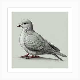 Dove f Art Print