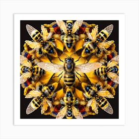 Queen of Bees Art Print