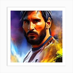 Lionel Messi . Art Print