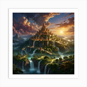 Fantasy Castle 9 Art Print