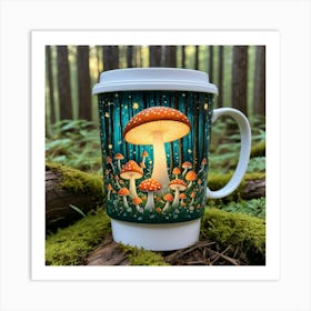 Mushroom Forest 8 Art Print