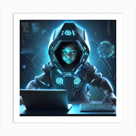 Cyborg Child Art Print