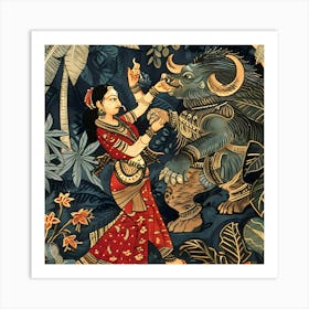 Indian Dance Art Print