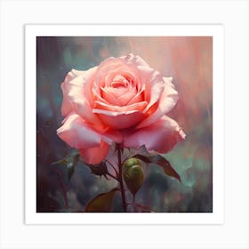 Pink Rose 3 Art Print