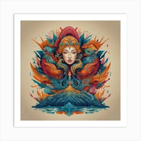 Mermaid 1 Art Print