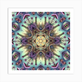 Psychedelic Mandala 81 Art Print