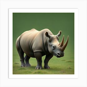 Asm A Rhino Wearing Like A Solider E5efb369 5e32 4b36 A5c5 464801fa6e1d Art Print