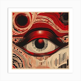 Eye Of Africa Art Print