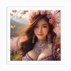 Asian Beauty 1 Art Print