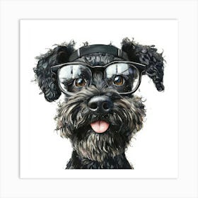 Schnauzer 40 Art Print