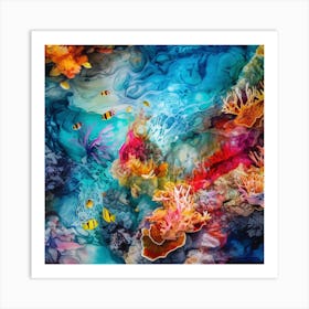 Coral Reef 3 Art Print