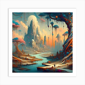 Land Of Fantasy 7 Art Print