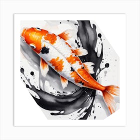 Koi Fish Art Print