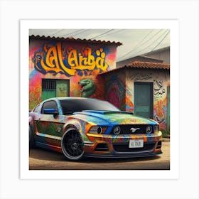 Mustang Gt Art Print