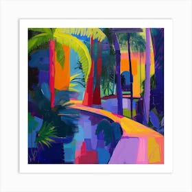 Colourful Gardens Bok Tower Gardens Usa 2 Art Print