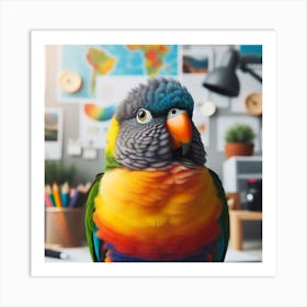 Parrot of Laurie Art Print