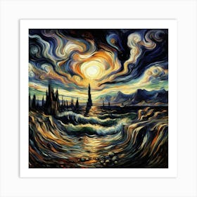 Starry Night 16 Art Print