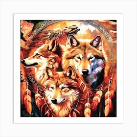 Wolf Painting-Drucke 28.12.2024-a25 Poster