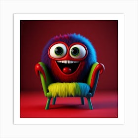 Leonardo Diffusion A 3d Hd Nice Small Rainbow Creature With 2 0 (5) 1 Póster