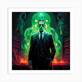 H. P. Lovecraft: The Master Of Cosmic Horror Art Print