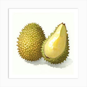 Durian Art Print