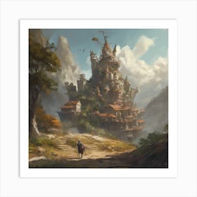 Fantasy Castle 56 Art Print