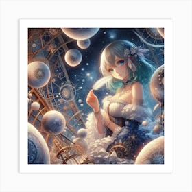 Steampunk Girl 9 Art Print