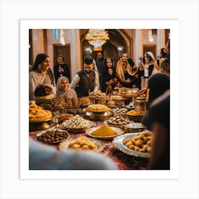 Muslim Wedding Art Print